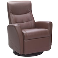 Small Motorized Relaxer Chair with Swivel and Rocker Recliner Base