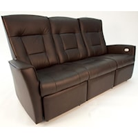 Motorized Wall Saver Sofa with Track Arms