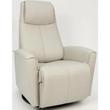 Small Power Headrest Swivel Recliner