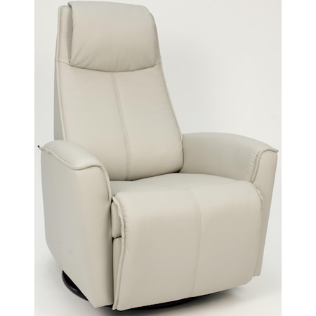 Small Power Headrest Swivel Recliner