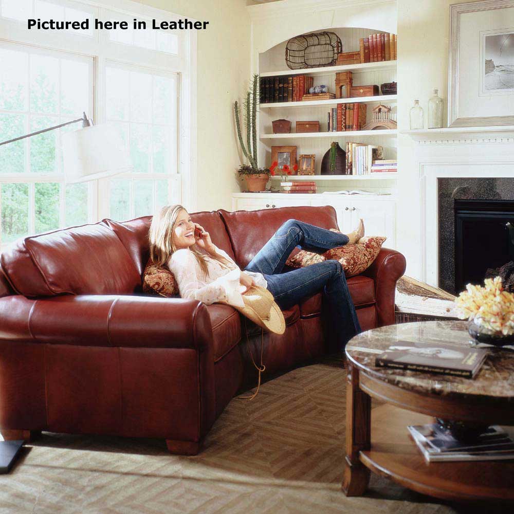 Flexsteel Vail 3305323 82460 V Casual 107" Conversation Sofa