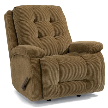 Paxton Swivel Glider Recliner with Button Tufting
