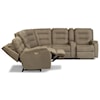 Flexsteel Arlo 6-Piece Power Headrest Reclining Sectional