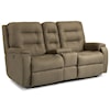 Flexsteel Arlo Reclining Console Loveseat