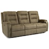 Flexsteel Arlo Power Headrest Reclining Sofa