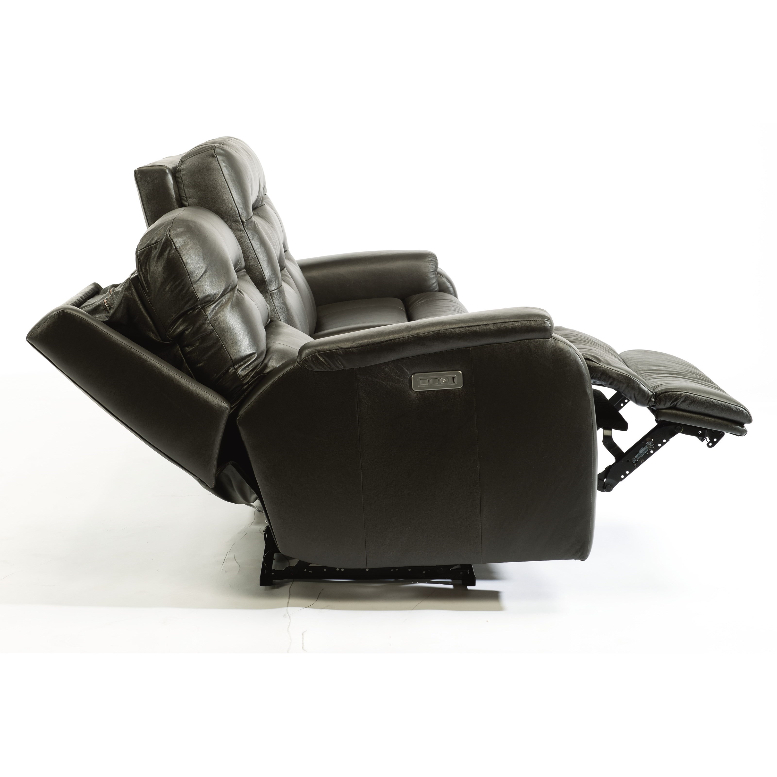Power Headrest and Lumbar Reclining Sofa