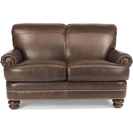 Traditional Rolled Back Loveseat