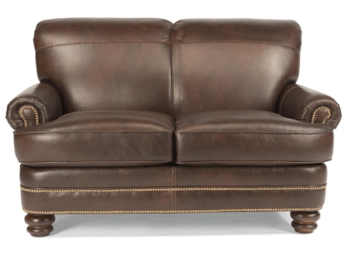 Traditional Rolled Back Loveseat