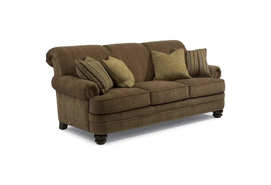 Bay Bridge Traditional Sofa by Flexsteel at Furniture and ApplianceMart