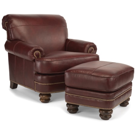 Chair & Ottoman Set