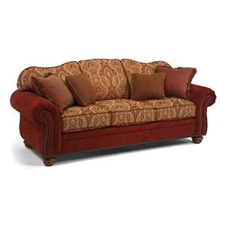 Traditional Sofa with Nail Head Trim