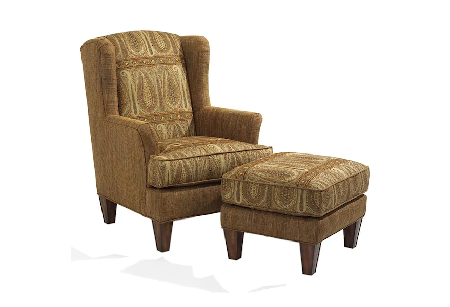 Bradstreet Chair & Ottoman by Flexsteel at Jordan's Home Furnishings