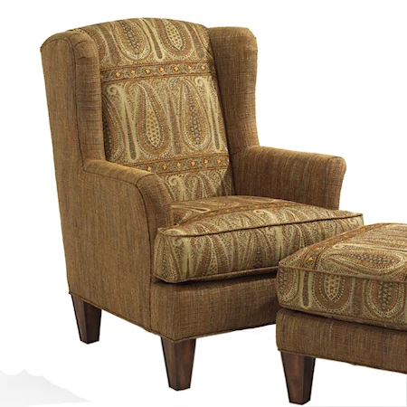 Transitional Wing Chair