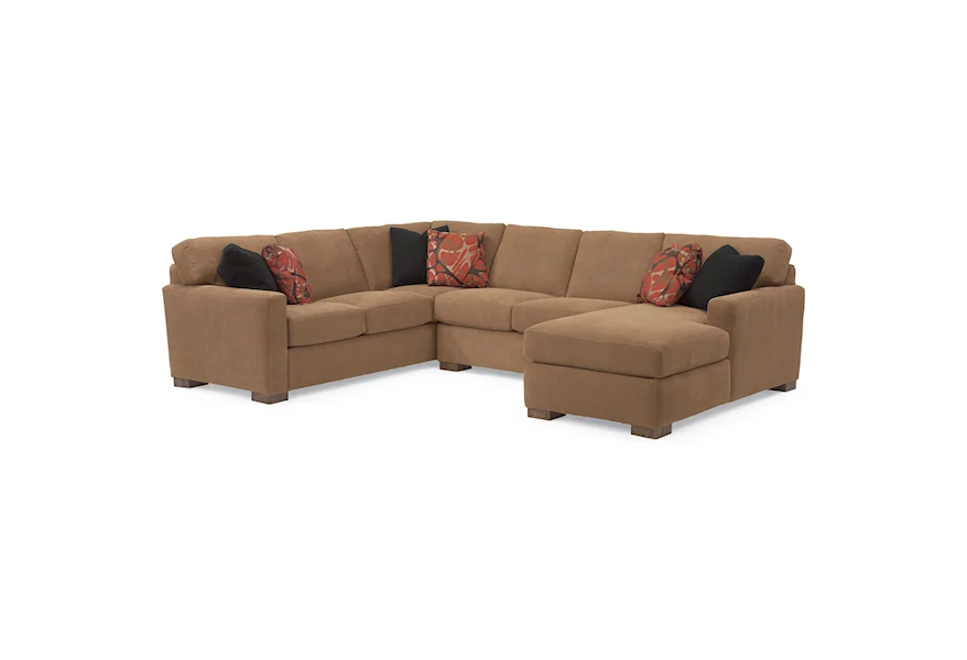 Bryant Sectional Sofa by Flexsteel at Steger's Furniture & Mattress