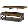 Flexsteel Wynwood Collection Carpenter Rectangle Lift-Top Cocktail Table