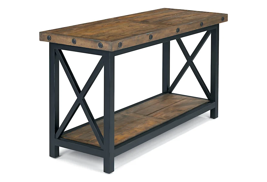 Carpenter Sofa Table by Flexsteel Wynwood Collection at Sheely's Furniture & Appliance