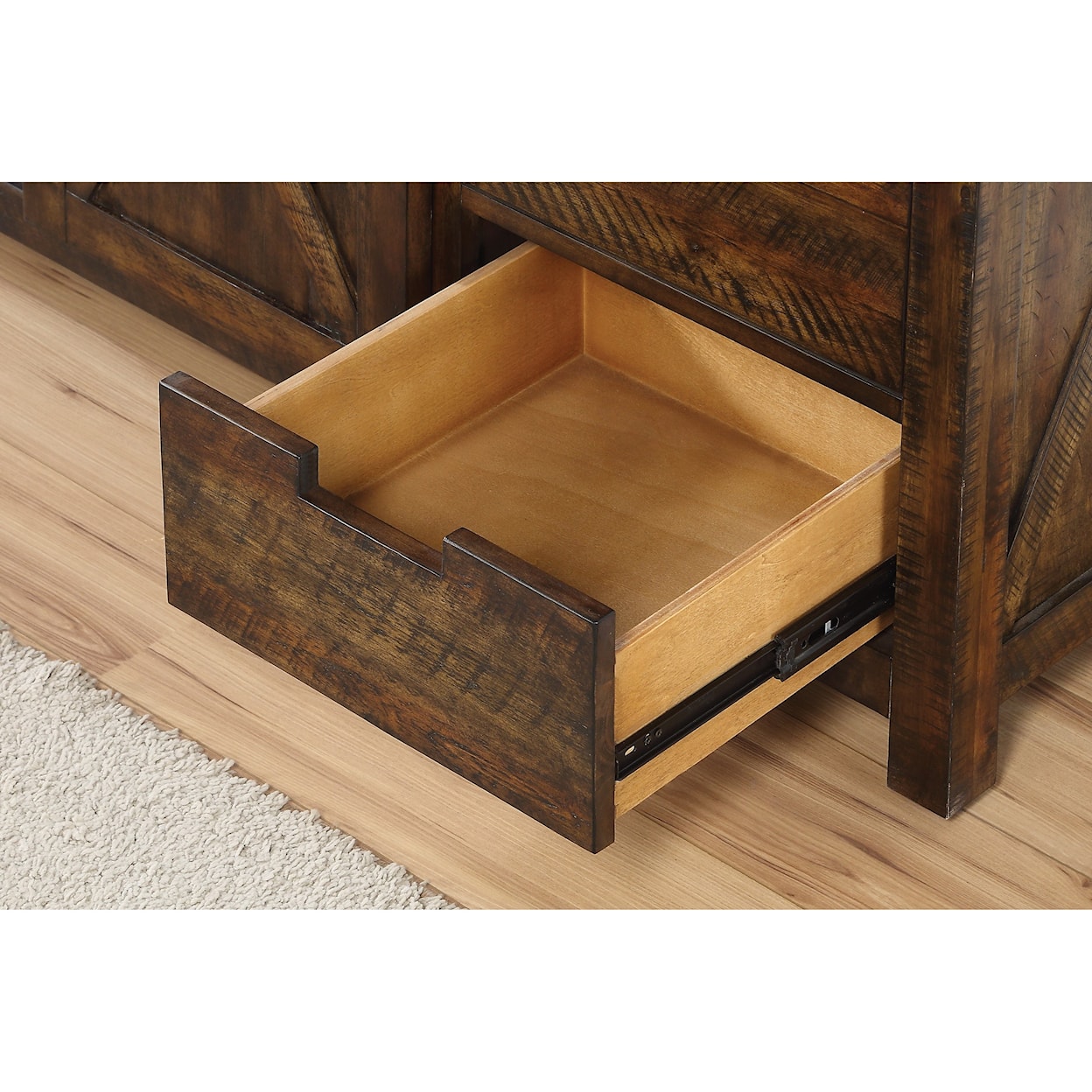 Flexsteel Wynwood Collection Carpenter Entertainment Set