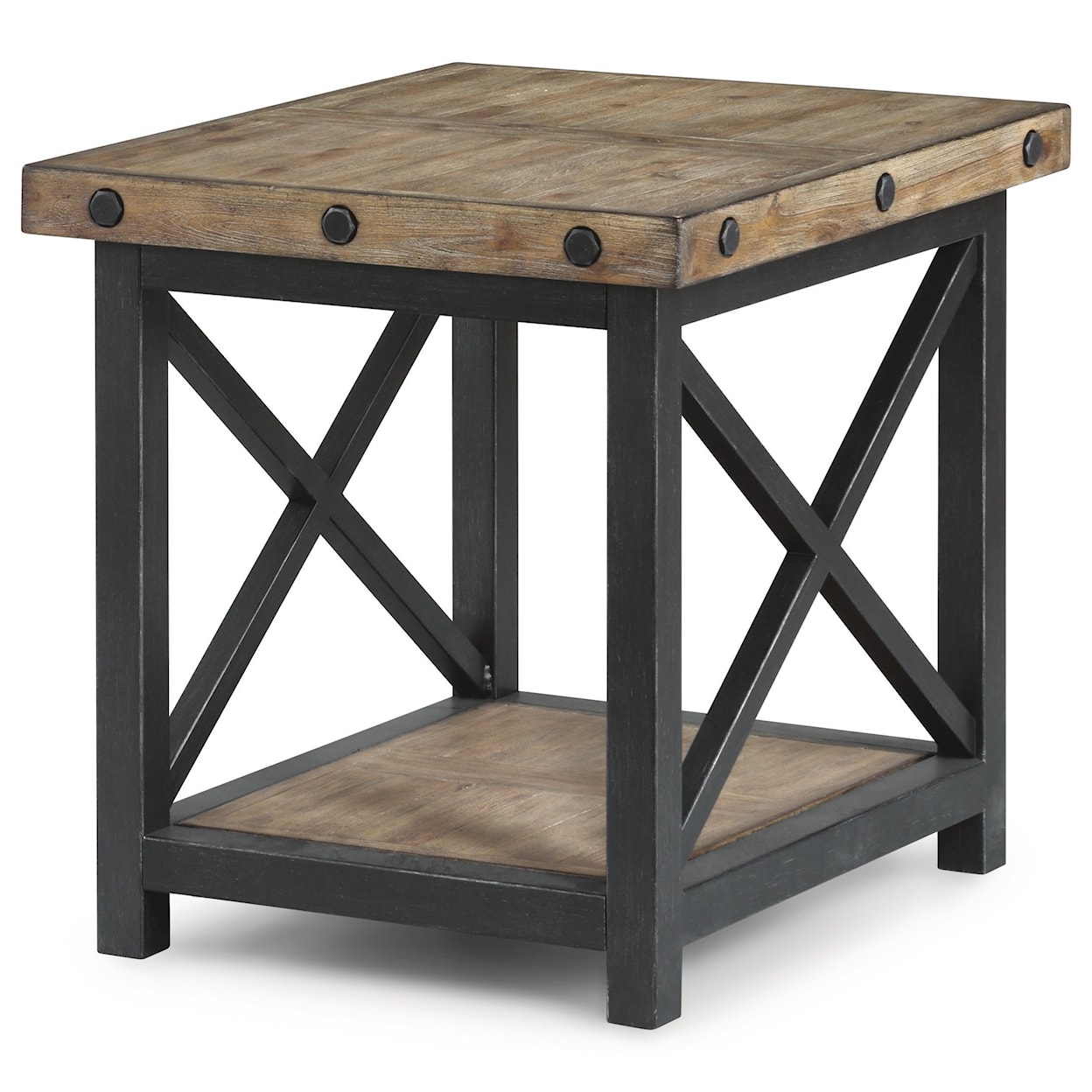Flexsteel Wynwood Collection Carpenter Rectangle End Table