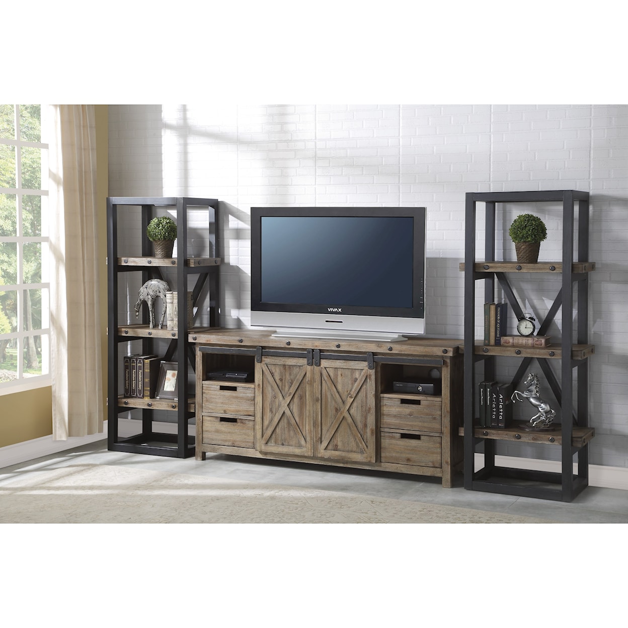 Flexsteel Casegoods Carpenter Entertainment Set