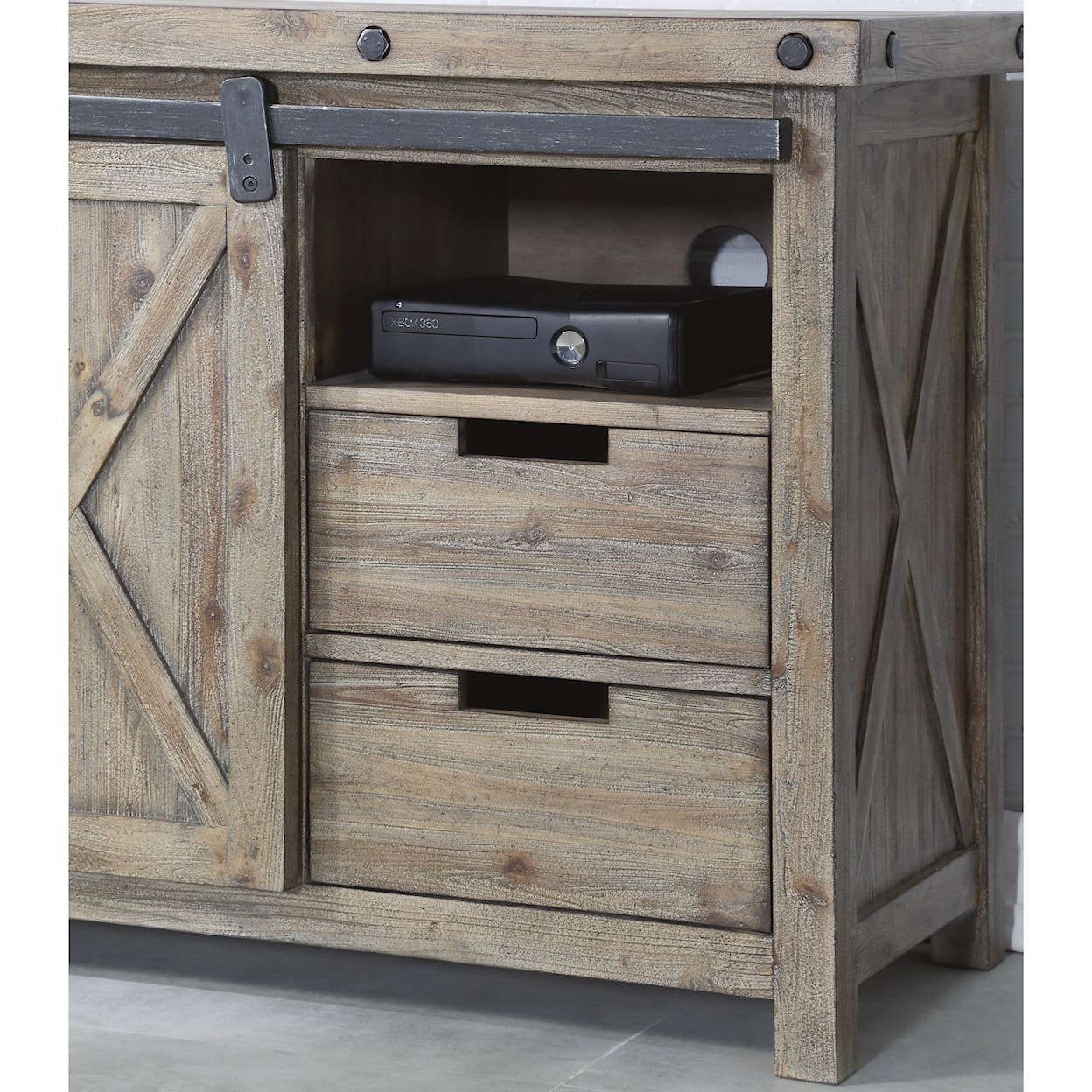 Flexsteel Wynwood Collection Carpenter Entertainment Stand