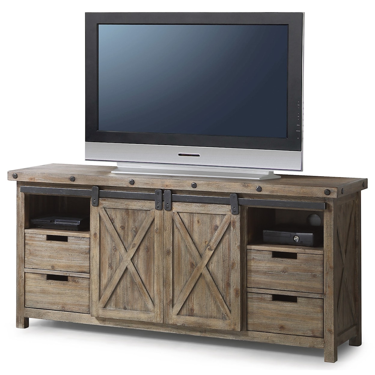 Flexsteel Wynwood Collection Carpenter Entertainment Stand