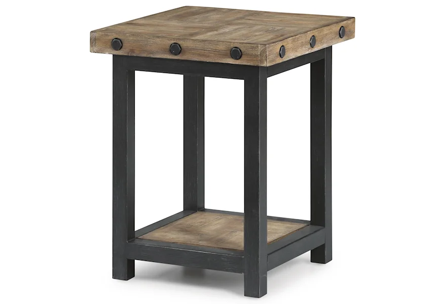 Carpenter Chair Side Table by Flexsteel Wynwood Collection at Steger's Furniture
