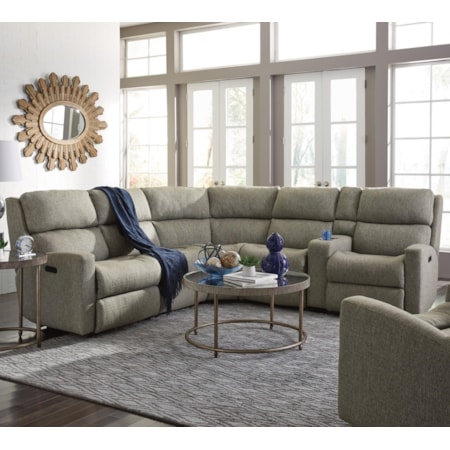 6 Piece Reclining Sectional