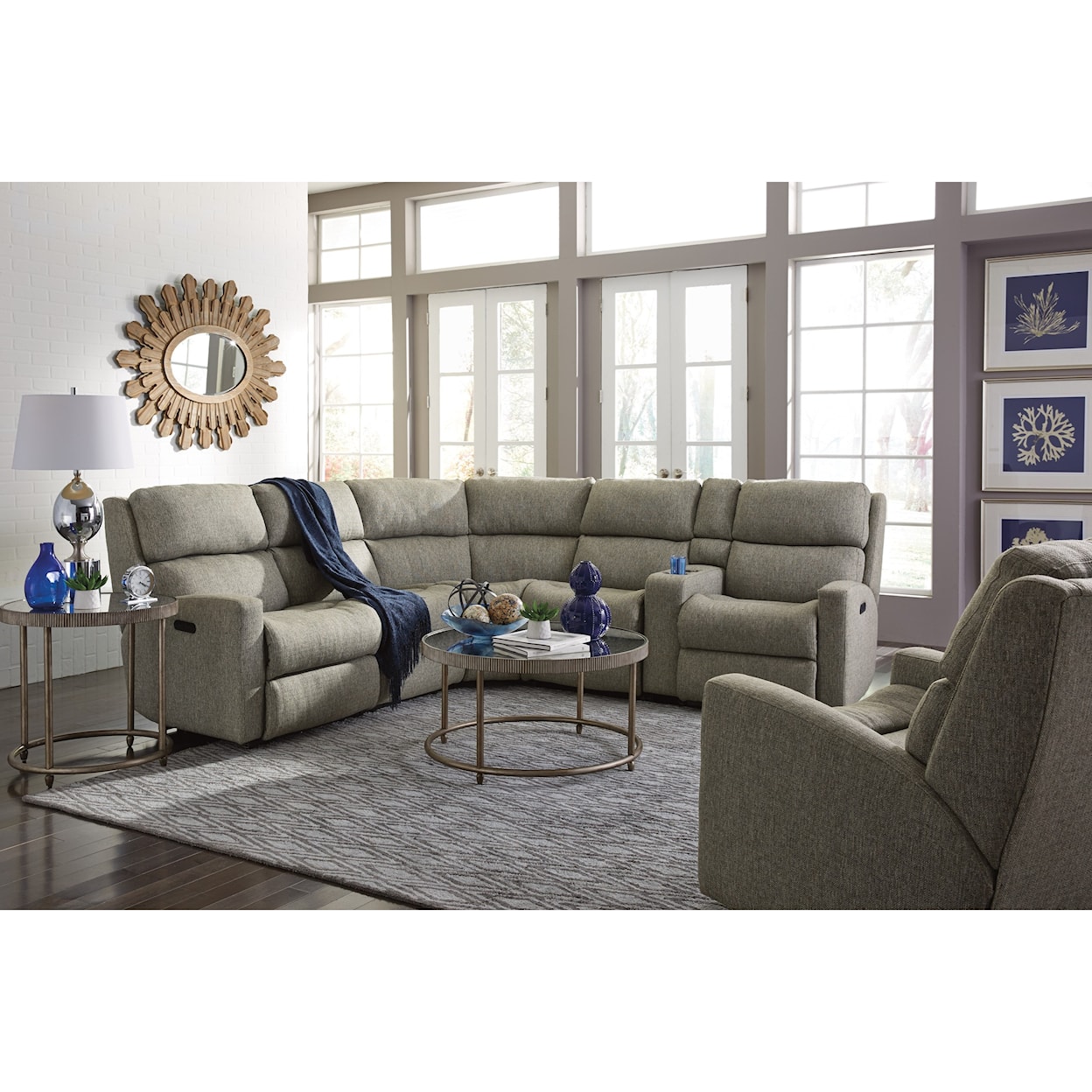 Flexsteel Catalina 6 Piece Power Reclining Sectional