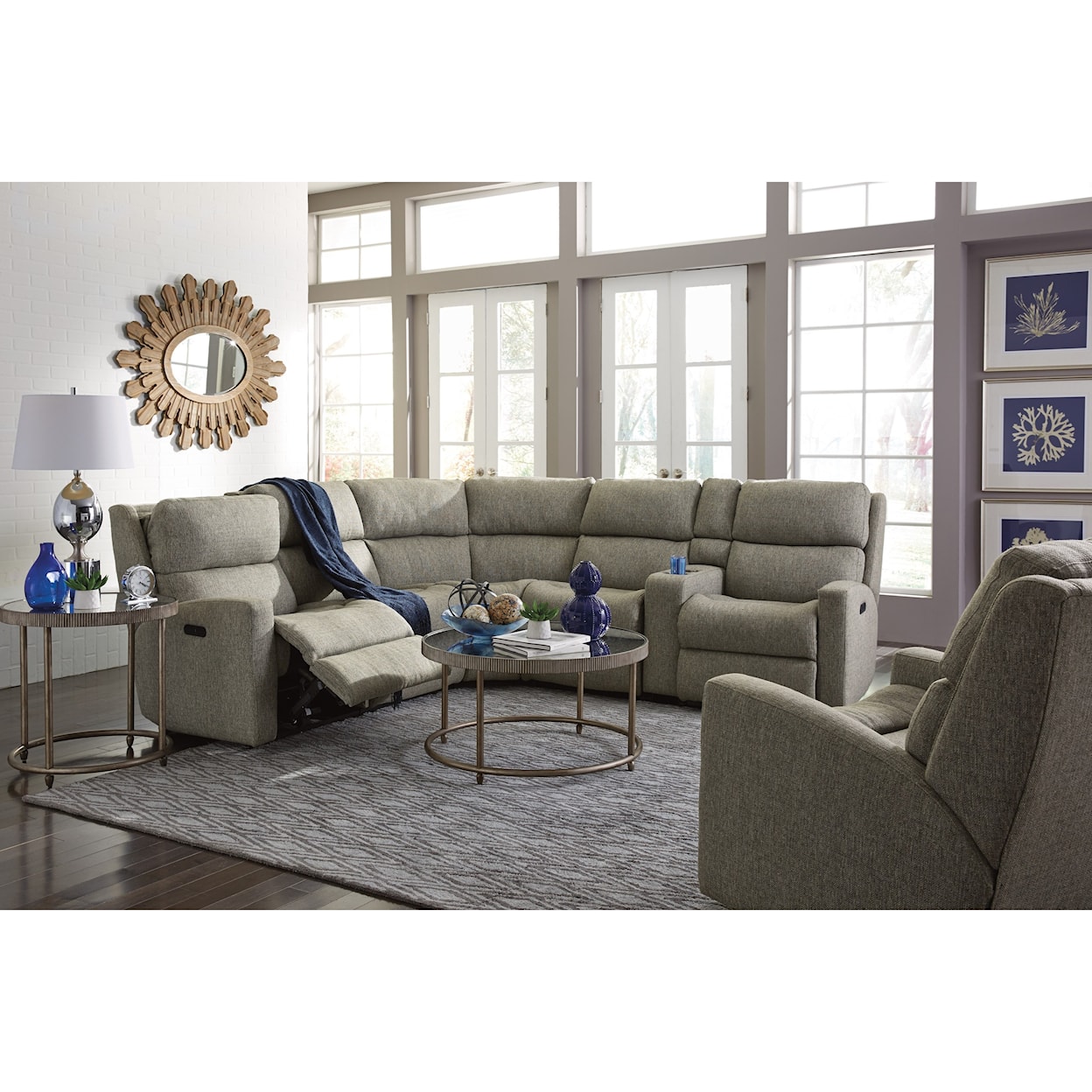 Flexsteel Catalina 6 Piece Power Reclining Sectional