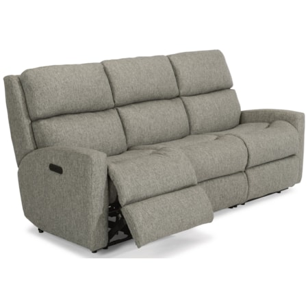 Power Reclining Sofa w/ Pwr Headrests