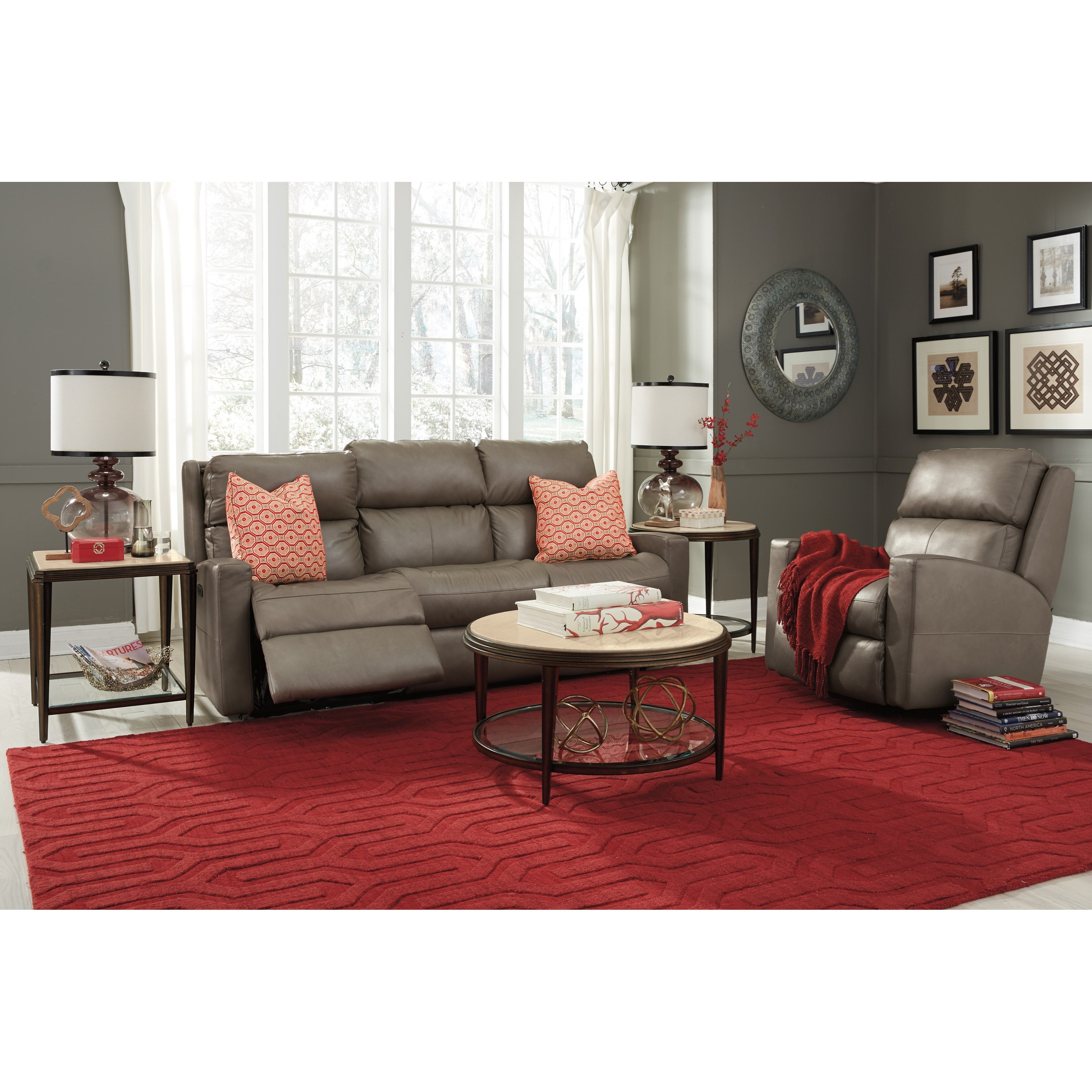 Flexsteel Catalina 390050 17982 Contemporary Casual Recliner Belfort Furniture Recliner