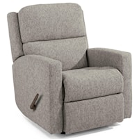 Transitional Recliner with Track Arms