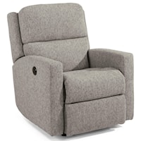 Transitional Power Rocking Recliner with USB Port