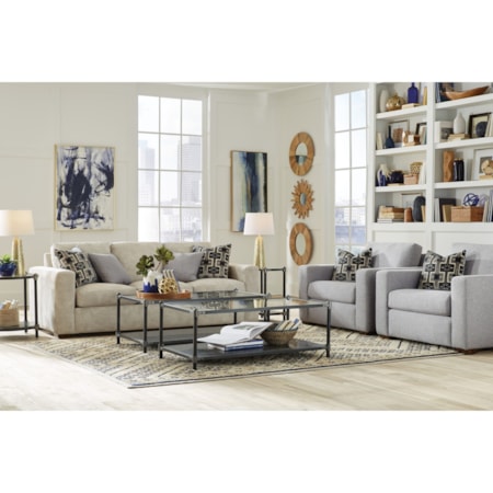 92" Three-Cushion Sofa