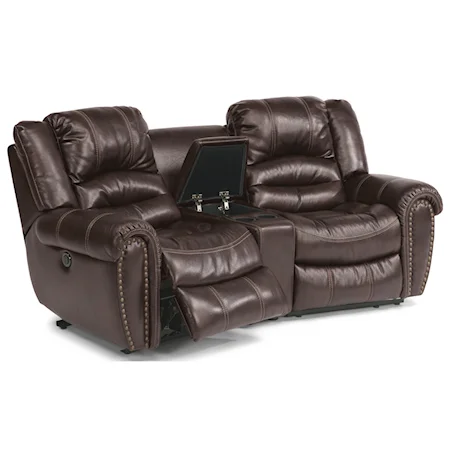 Three Piece Power Reclining Sectional Sofa with Power Headrests