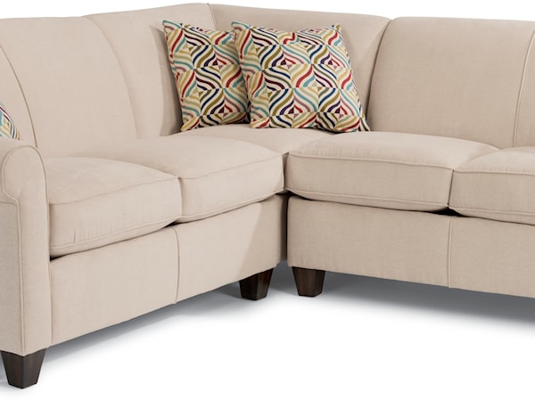 2 Pc Corner Sectional Sofa