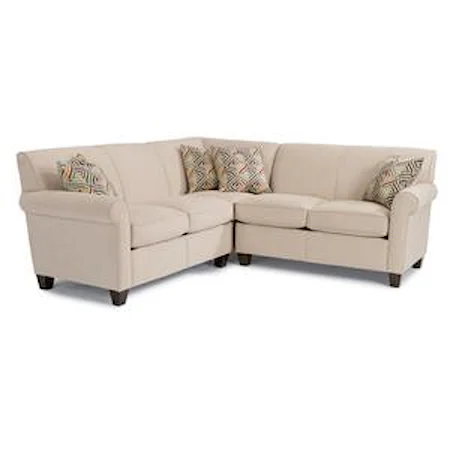 Two Piece Corner Sectional Sofa