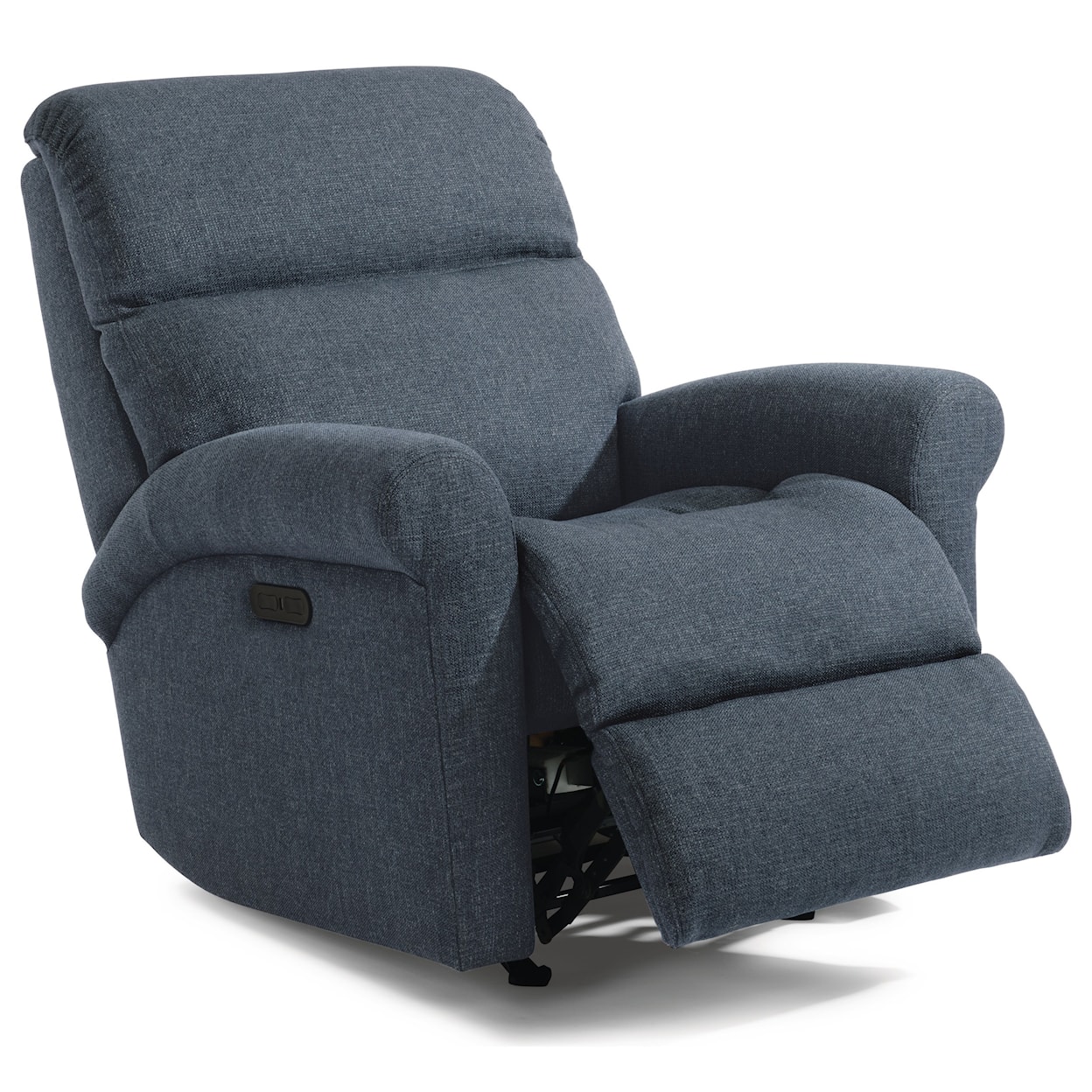 Flexsteel Miles Power Rocking Recliner with Power Headrest