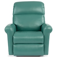 Casual Power Rocking Recliner with Power Headrest