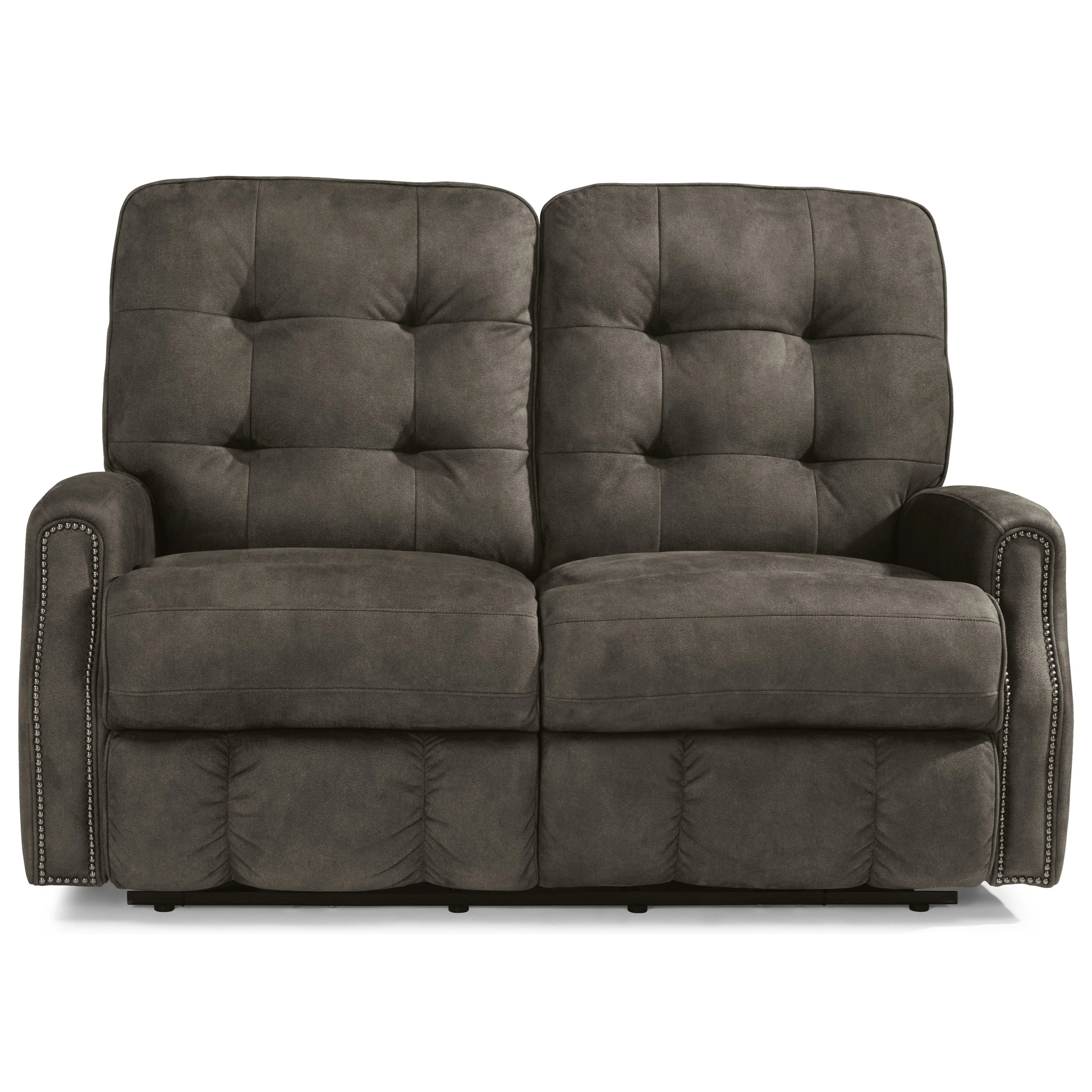 Flexsteel Devon 288160 Button Tufted Reclining Loveseat Wayside