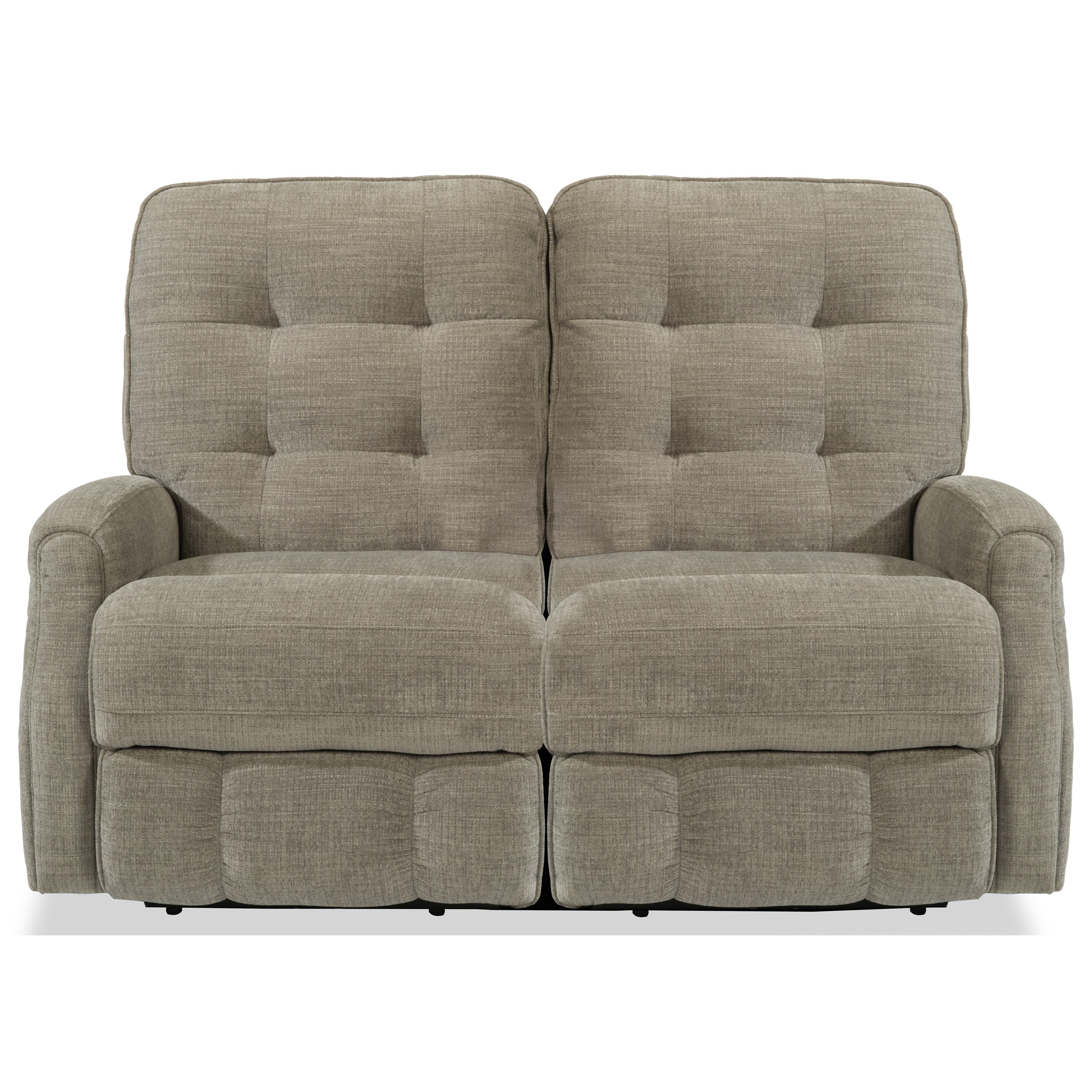 Flexsteel Devon 288260 59001 Button Tufted Reclining Loveseat