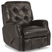 Transitional Manual Recliner with Tufting