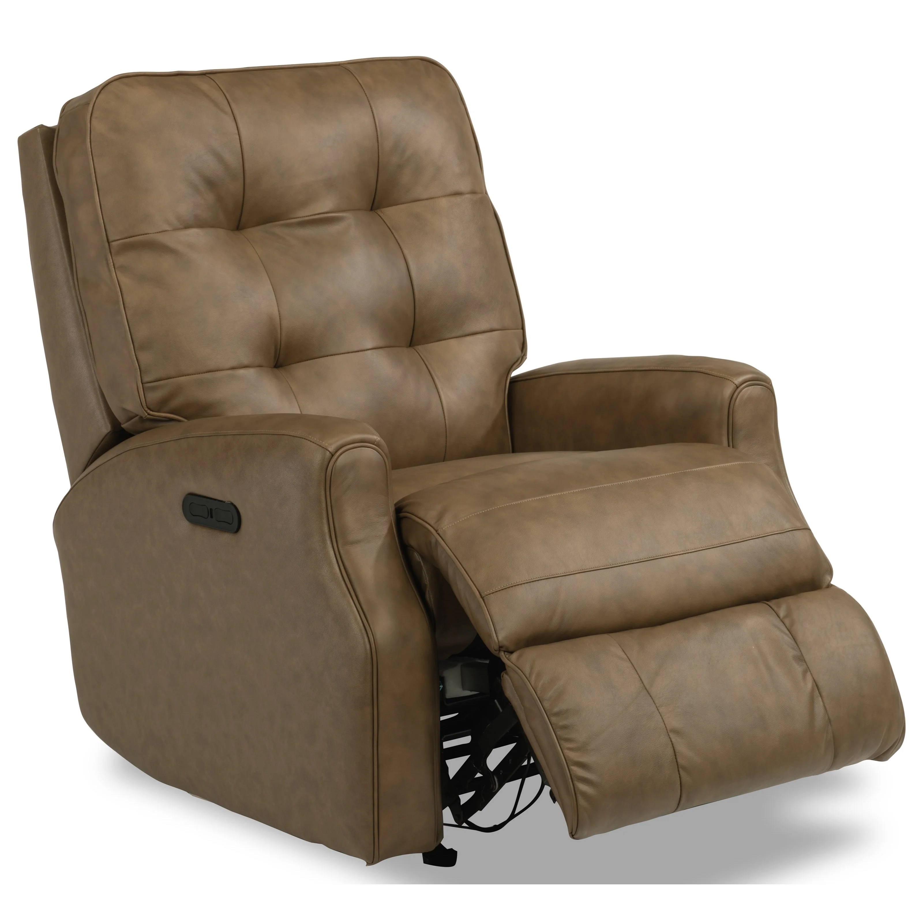 Flexsteel Devon 388251M 90572 Button Tufted Power Rocker Recliner