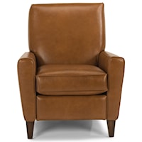 Upholstered High Leg Recliner Chair