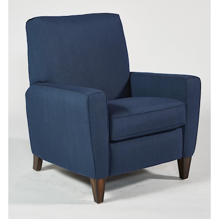 Upholstered High Leg Recliner Chair