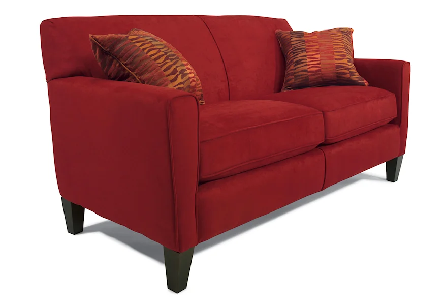 Digby 70" Sofa w/ Two Cushions by Flexsteel at Mueller Furniture