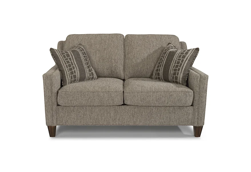 Finley Contemporary Loveseat by Flexsteel at Conlin's Furniture