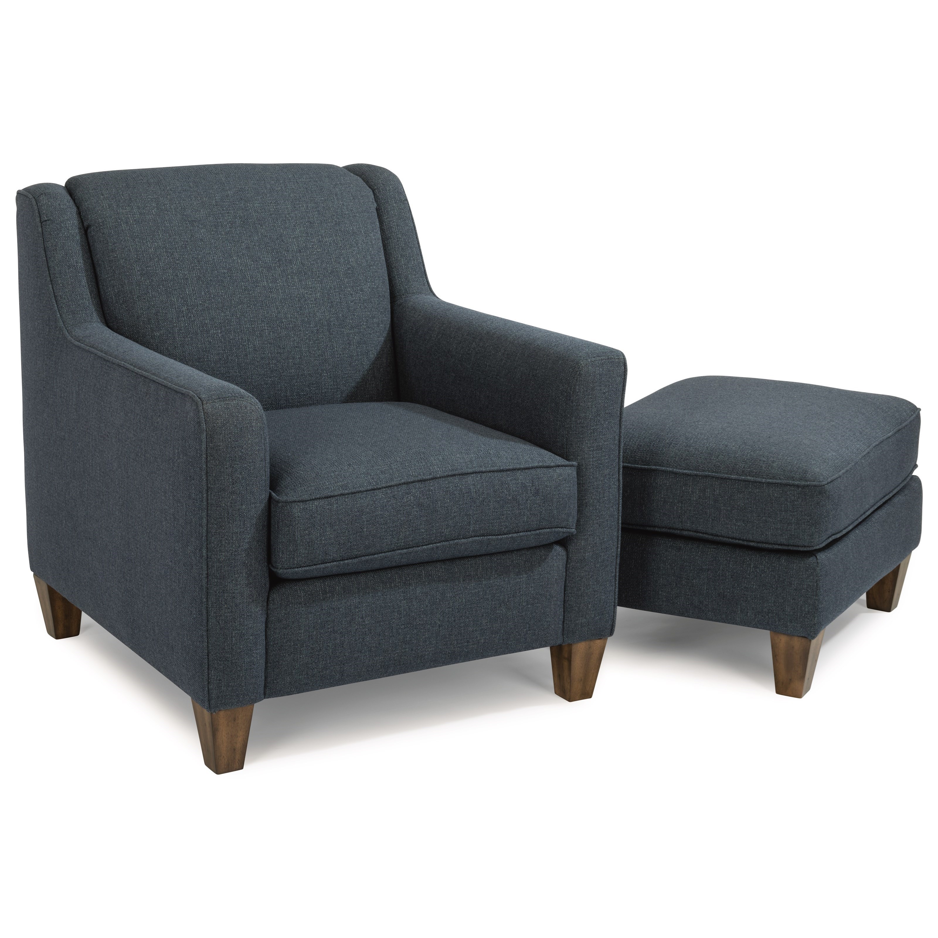 Chair and Ottoman Set