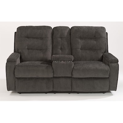 Flexsteel Kerrie Power Reclining Loveseat with Console