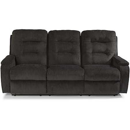Casual Biscuit Back Power Reclining Sofa